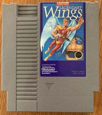 NES ~ LEGENDARY WINGS ~ Nintendo Game 3 Screw NES-LE-USA Game Cart Only NTSC - Image 1 of 4