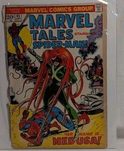 MARVEL COMICS GROUP TALES STARRING SPIDER-MAN #45 SEPT1973  (B-4-L) - Picture 1 of 2