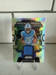 2023 Panini Prizm Jahmyr Gibbs Rookie Gear Silver #RG-JG (RC) Lions - Picture 1 of 3