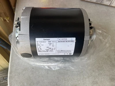 Century Genuine Electric Sleeve Bearing Belt Drive Blower Motor S48E49D52 1/3 HP - Image 1 of 4