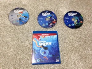 DISNEY PIXAR FINDING DORY BLU-RAY 3D 2D 3 DISC SET - Picture 1 of 3