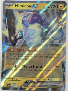 Pokemon TCG - Miraidon ex 081/198 Scarlet & Violet Base - NM (Free Shipping $5+) - Picture 1 of 2