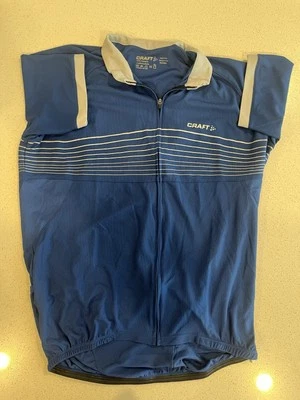 Craft Cycling Jersey Mens Medium L1 Ventilation 1/4 Zip Pockets Bicycle Top - Image 1 of 4