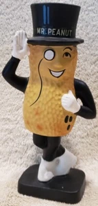VINTAGE ORIGINAL 1960'S PLANTERS MR PEANUT 6-1/2" ADVERTISING NODDER LEGO JAPAN - Picture 1 of 8