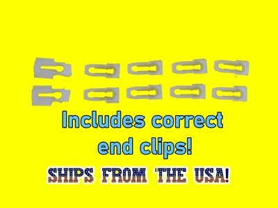 Clips de moldura de cinturón trasero de cabina para camioneta Ford 1973 1979 73 79 F-100 - F-350 Foto 1 de 2