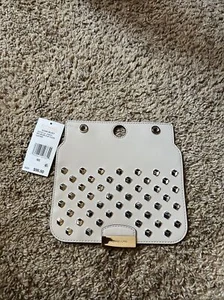 Michael Kors Studio Sloan Select Medium hängende Schulterklappe Zementleder Neu mit Etikett - Bild 1 von 4