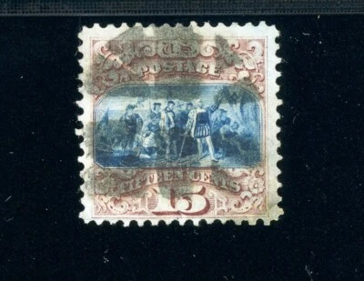 Scott 118 Used FVF US 1869 Pictorial Issue SCV $900 - Image 1 of 2