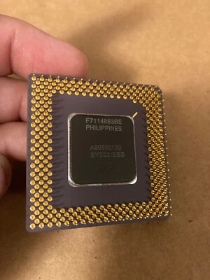 vintage Intel Pentium 133 Vintage CPU Socket 5 / 7 A80502 133, Working pull - Image 1 of 2