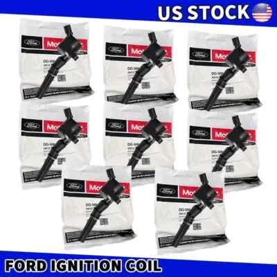 8PCS OEM Ignition Coils Motorcraft DG508 For Ford F150 4.6L 5.4L 6.8L USA Foto 1 de 4