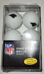 Carolina Panthers NFL Ping Pong Balls  6-Pack - Picture 1 of 3