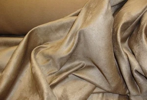 Suede Upholstery Peat Micro Faux Suede Drapery Fabric by the yard 60" Wide - Picture 1 of 1
