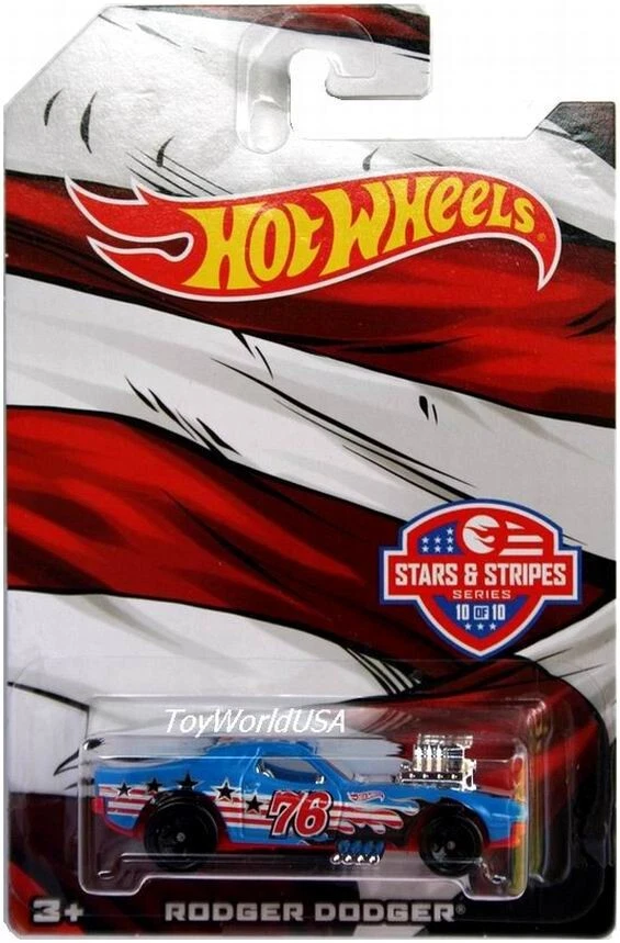 Hot Wheels 2016 Stars and Stripes Hiway Hauler 2 7/10 Dlv25 Walmart