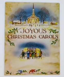 Childres Canvas Products Dallas Texas Joyous Christmas Carols 15 Pages, 7x5 1/2 - Picture 1 of 2