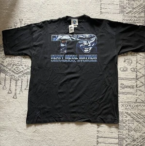 Vintage Terminator 2 Shirt XXL Universal Studios NWT Movie Promo New 2 Sided - Picture 1 of 5