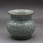 Chinese Antique Porcelain Ge Kiln “开片渣斗” Water Bowl Qing Dynasty Qianlong
