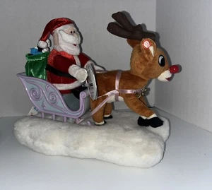 NWT! Rudolph The Red Nosed Reindeer Musical And Movement Plush - Picture 1 of 1