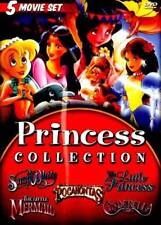 The Princess Collection : The Little Mermaid , Pocahontas , Cinderella ,  - GOOD