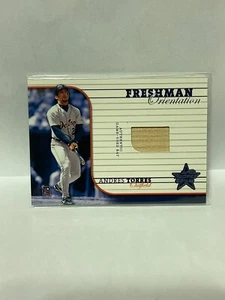 2002 Leaf Rookies and Stars Freshman Orientation #1 Andres Torres Bat - Picture 1 of 1