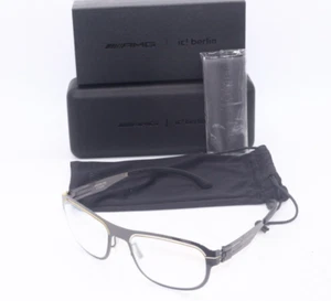 NEW IC! BERLIN AMG MERCEDES BENZ AMG 04 BLACK YELLOW AUTHENTIC EYEGLASSES 55-18 - Picture 1 of 4