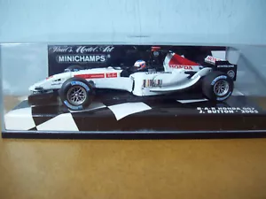 1/43 MINICHAMPS 400 050003 BAR HONDA 007 2005 JENSON BUTTON - Picture 1 of 3