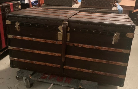 Goyard Antique Steamer Trunk C1900 Cover