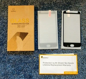 NEW MR. SHIELD 2 PACK GLASS W/BLACK FRAMING - MOTOROLA MOTO Z2 SCREEN PROTECTOR - Zdjęcie 1 z 1