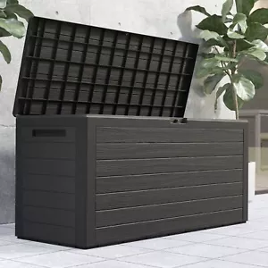 CASARIA® Gartenbox Auflagenbox Griffe Verschlussvorrichtung Garten Box Anthrazit - Bild 1 von 10