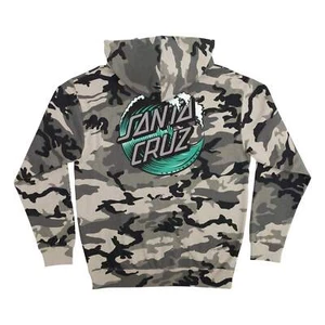 SUDADERA CON CAPUCHA SANTA CRUZ WAVE DOT P/O PESO PESADO - Imagen 1 de 21