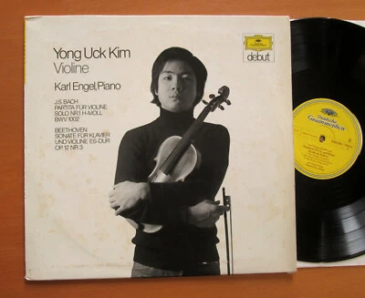DG 2555 002 Yong Uck Kim Violin Bach Partiata No. 1 Beethoven Sonata no. 3 EX - Image 1 of 4