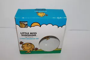 Little Miss Sunshine 3 Piece Breakfast Set New 2013 Plate Bowl & Egg Cup - Picture 1 of 4