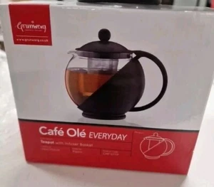 Café Olé Grunwerg Café Ole Loose Leaf Everyday Round Tea Pot Infuser Basket - Picture 1 of 1