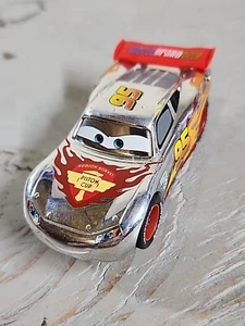 SCALEXTRIC DISNEY PIXAR CARS LIGHTNING MCQUEEN SILVER RACER C3434 SLOT CAR - Picture 1 of 10