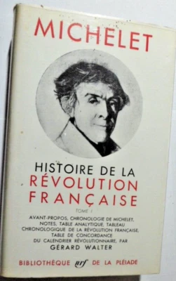 Michelet Histoire de la Révolution Française 2 vol La Pléiade jaquette  rhodoïd - Photo 1/4