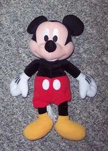 Disney 10" Mickey Mouse Plush Toy Lovey EUC - Picture 1 of 2