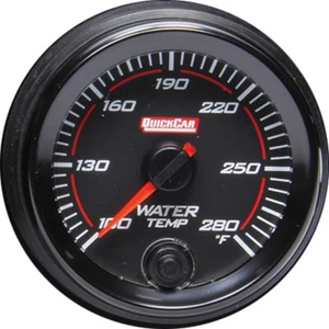 Quickcar Racing Products 69-006 Redline Water Temp Gauge 2-5/8" 100-280 F - Bild 1 von 1