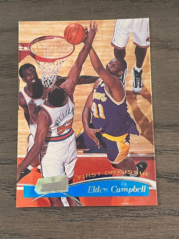 1997-98 Stadium Club Elden Campbell First Day Issue #137 LA Lakers - Image 1 of 2