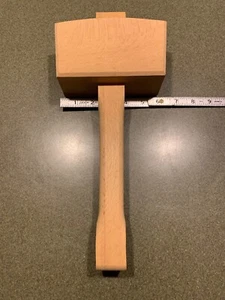 6” Square Beechwood Woodworking Mallet  - Picture 1 of 2