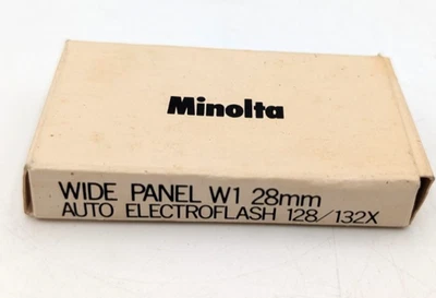 Minolta W1 Wide Panel Diffuser 28mm for Auto Electroflash 128 /132X, New - Image 1 of 4