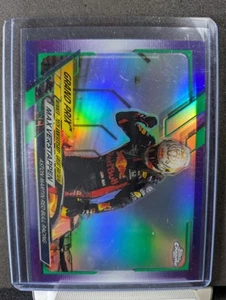 2021 Topps Chrome Formula 1 Max Verstappen #155 Purple Green Refractor - Picture 1 of 2