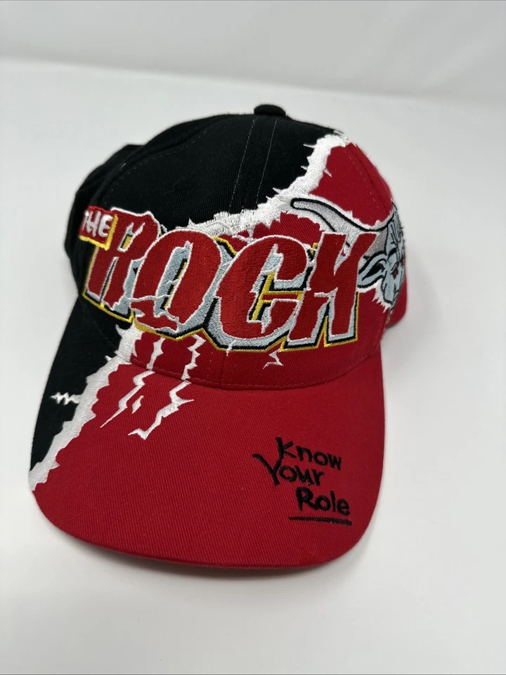 Vintage WWF The Rock “Know Your Role” Hat 1999  - Image 1 of 4