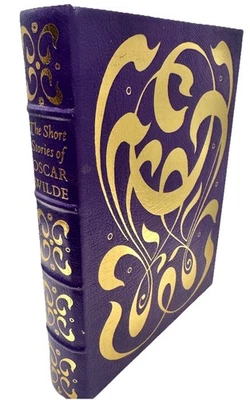 Декоративный фиолетовый кожаный переплет EASTON The Short Stories Of Oscar Wilde (1976) - Изображение 1 из 4