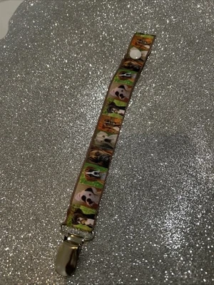 baby dummy clips Dog Print - image 1 of 2