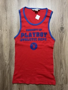 Vintage Y2k Playboy Bunny Red Tank Top Size S/M - Picture 1 of 6