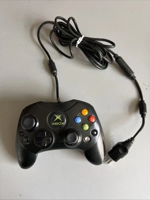Microsoft Original Xbox Controller S Black X08-69873 With Breakaway Cable - Image 1 of 4