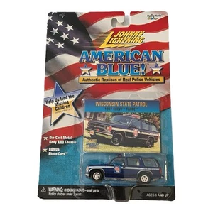 Johnny WHITE Lightning 1997 Chevy Tahoe / American Blue! Wisconsin State Patrol - Picture 1 of 2