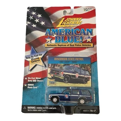 Johnny WHITE Lightning 1997 Chevy Tahoe / American Blue! Wisconsin State Patrol - Image 1 of 2