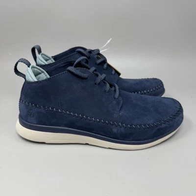 Superfeet NEW Women’s OLYMPIA Navy Lace Up Sneaker Boots Size 7.5 Comfy Boot - Image 1 of 4