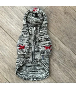 Dogo Pet Luxe Cashmere Sock Monkey Pattern Did G Sweater Size Small - Picture 1 of 7