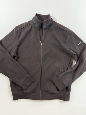 Bugatti Men Full Zip Cotton Blend Jacket Size M Gray Stand Collar Casual Eur 80 - Image 1 of 4