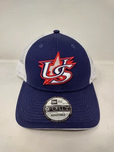 Neu mit Etikett USA Baseball US Star Logo Mesh Snapback marineblau Mütze Kappe von New Era 9Forty - Bild 1 von 6